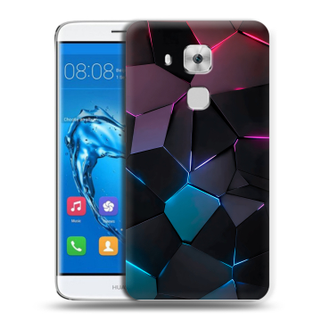 Пластиковый чехол на Huawei Nova﻿ Plus с принтом Геометрия неона