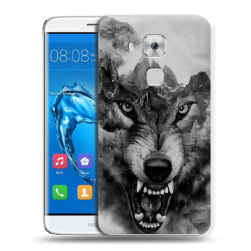 Пластиковый чехол на Huawei Nova﻿ Plus с принтом Волк