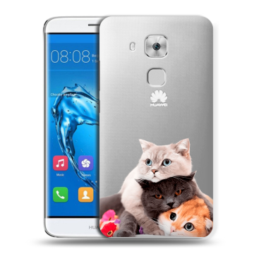 Пластиковый чехол на Huawei Nova﻿ Plus с принтом Кошки