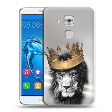 Пластиковый чехол на Huawei Nova﻿ Plus с принтом Лев с короной