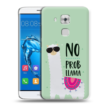 Пластиковый чехол на Huawei Nova﻿ Plus с принтом Лама