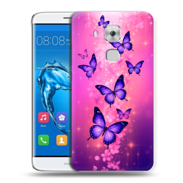 Пластиковый чехол на Huawei Nova Plus с принтом Бабочки Пластиковый чехол на Huawei Nova Plus с принтом Бабочки