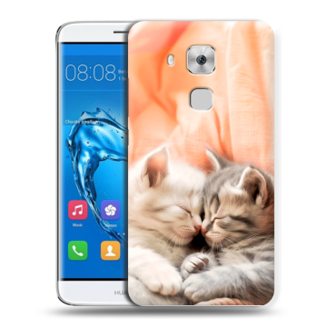 Пластиковый чехол на Huawei Nova Plus с принтом Котята
