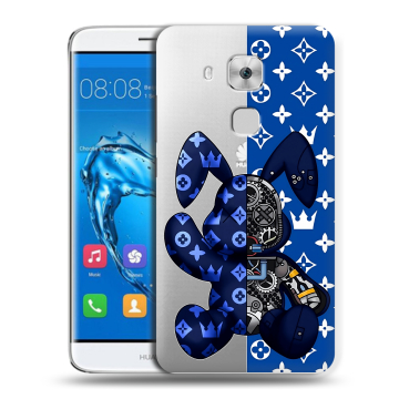 Пластиковый чехол на Huawei Nova Plus с принтом Луи робот