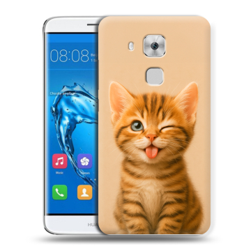 Пластиковый чехол на Huawei Nova Plus с принтом котенок Пластиковый чехол на Huawei Nova Plus с принтом котенок