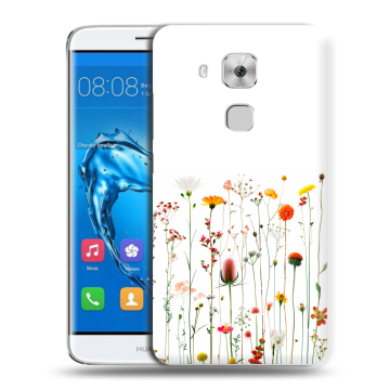 Пластиковый чехол на Huawei Nova Plus с принтом цветы