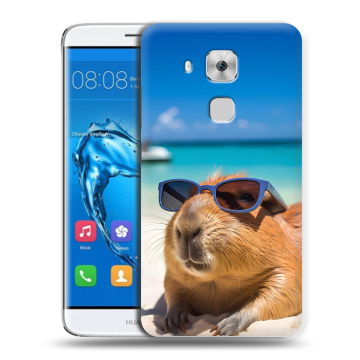 Пластиковый чехол на Huawei Nova Plus с принтом Капибара Пластиковый чехол на Huawei Nova Plus с принтом Капибара