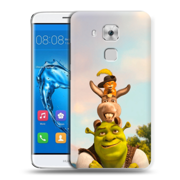 Пластиковый чехол на Huawei Nova Plus с принтом Шрек Shrek