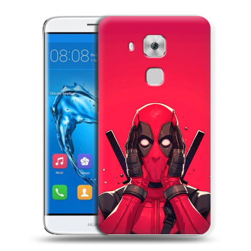 Пластиковый чехол на Huawei Nova Plus с принтом Дедпул Deadpool