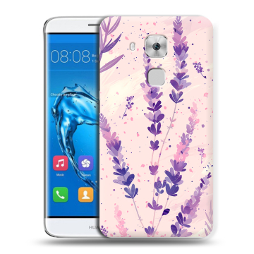 Пластиковый чехол на Huawei Nova Plus с принтом цветы лаванда Пластиковый чехол на Huawei Nova Plus с принтом цветы лаванда