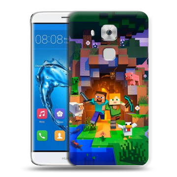 Пластиковый чехол на Huawei Nova Plus с принтом Майнкрафт Minecraft Пластиковый чехол на Huawei Nova Plus с принтом Майнкрафт Minecraft