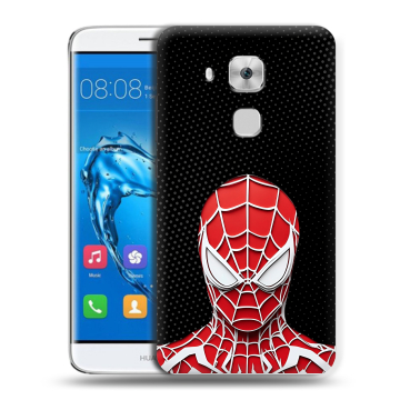 Пластиковый чехол на Huawei Nova Plus с принтом человек паук spiderman