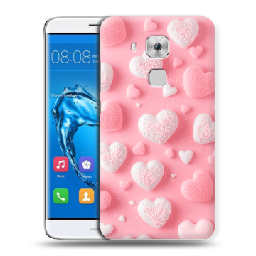 Пластиковый чехол на Huawei Nova Plus с принтом Сердечки Пластиковый чехол на Huawei Nova Plus с принтом Сердечки
