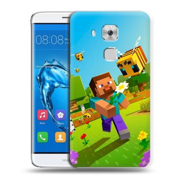 Пластиковый чехол на Huawei Nova Plus с принтом Майнкрафт Minecraft Пластиковый чехол на Huawei Nova Plus с принтом Майнкрафт Minecraft