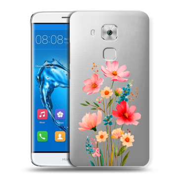 Пластиковый чехол на Huawei Nova Plus с принтом Цветы