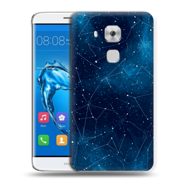 Пластиковый чехол на Huawei Nova Plus с принтом Космос звезды
