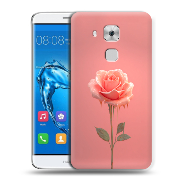 Пластиковый чехол на Huawei Nova Plus с принтом Розовая роза