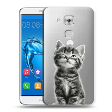 Пластиковый чехол на Huawei Nova Plus с принтом Котенок