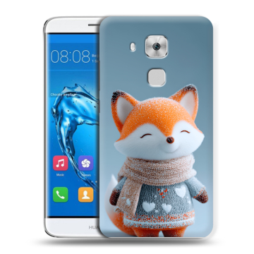 Пластиковый чехол на Huawei Nova Plus с принтом Лиса