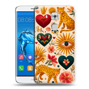 Пластиковый чехол на Huawei Nova Plus с принтом Модный принт