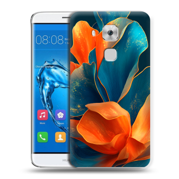Пластиковый чехол на Huawei Nova Plus с принтом Цветы