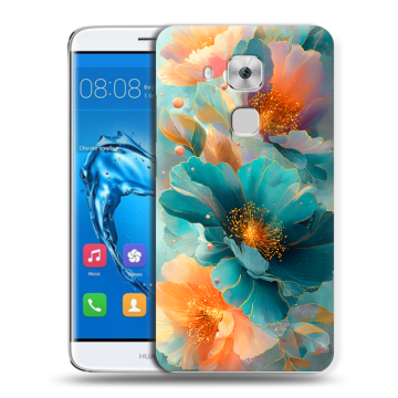 Пластиковый чехол на Huawei Nova Plus с принтом Цветы