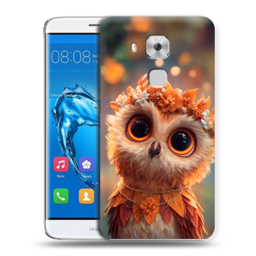 Пластиковый чехол на Huawei Nova Plus с принтом Милая сова