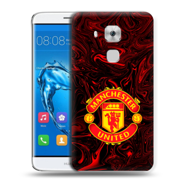 Пластиковый чехол на Huawei Nova Plus с принтом Manchester United