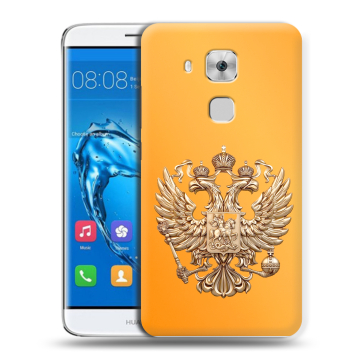 Пластиковый чехол на Huawei Nova Plus с принтом Герб Флаг России