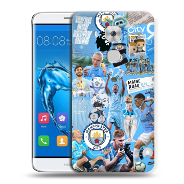 Пластиковый чехол на Huawei Nova Plus с принтом Man City Манчестер Сити