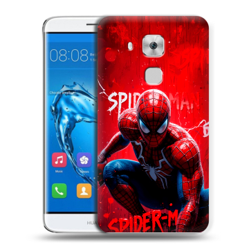 Пластиковый чехол на Huawei Nova Plus с принтом Spiderman Человек паук Пластиковый чехол на Huawei Nova Plus с принтом Spiderman Человек паук