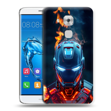 Пластиковый чехол на Huawei Nova Plus с принтом IronMan Железный человек