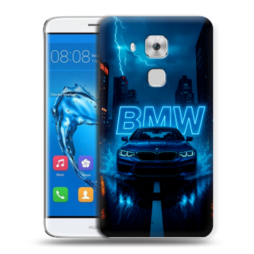 Пластиковый чехол на Huawei Nova Plus с принтом BMW БМВ Пластиковый чехол на Huawei Nova Plus с принтом BMW БМВ
