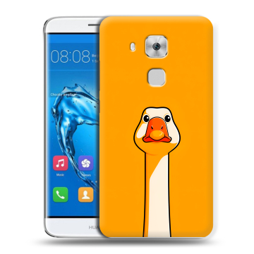 Пластиковый чехол на Huawei Nova Plus с принтом Смешная утка