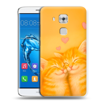 Пластиковый чехол на Huawei Nova Plus с принтом Милые котята