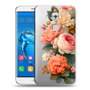 Пластиковый чехол на Huawei Nova Plus с принтом цветы