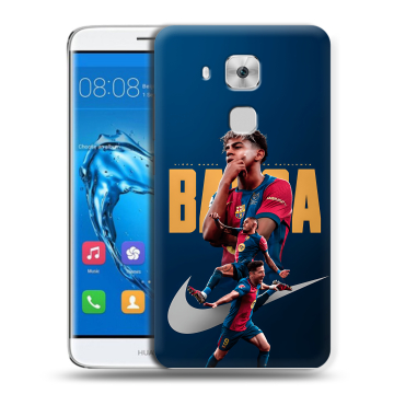 Пластиковый чехол на Huawei Nova Plus с принтом Барселона Barca Yamal Пластиковый чехол на Huawei Nova Plus с принтом Барселона Barca Yamal