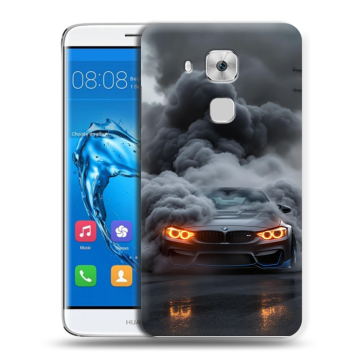 Пластиковый чехол на Huawei Nova Plus с принтом BMW БМВ Пластиковый чехол на Huawei Nova Plus с принтом BMW БМВ