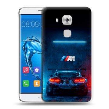 Пластиковый чехол на Huawei Nova Plus с принтом BMW БМВ Пластиковый чехол на Huawei Nova Plus с принтом BMW БМВ