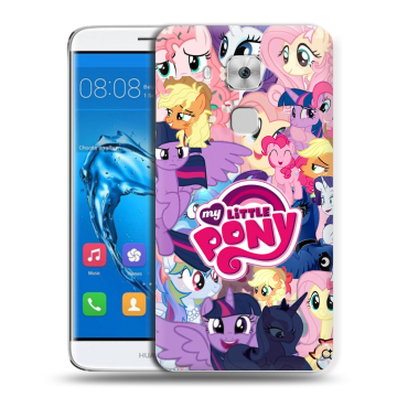 Пластиковый чехол на Huawei Nova Plus с принтом My little pony Дружба чудо