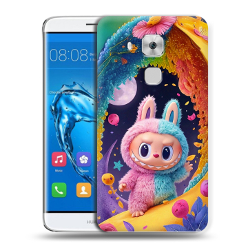 Пластиковый чехол на Huawei Nova Plus с принтом Labubu Лабубу