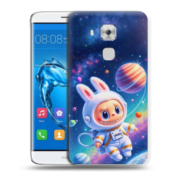 Пластиковый чехол на Huawei Nova Plus с принтом Labubu Лабубу