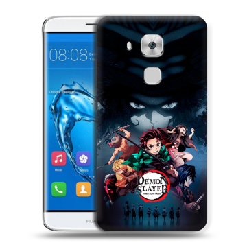 Пластиковый чехол на Huawei Nova Plus с принтом Demon Slayer Клинок рассекающий демонов