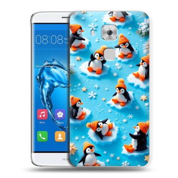 Пластиковый чехол на Huawei Nova Plus с принтом Новый год