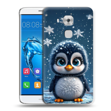 Пластиковый чехол на Huawei Nova Plus с принтом Новый год