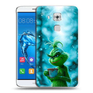 Пластиковый чехол на Huawei Nova Plus с принтом Новый год гринч