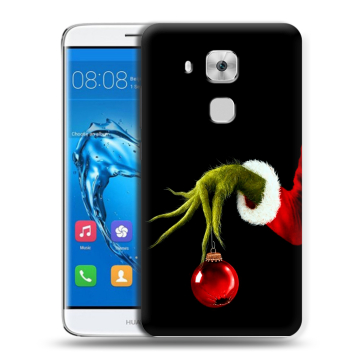 Пластиковый чехол на Huawei Nova Plus с принтом Новый год Гринч