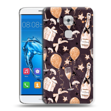 Пластиковый чехол на Huawei Nova Plus с принтом Новый год