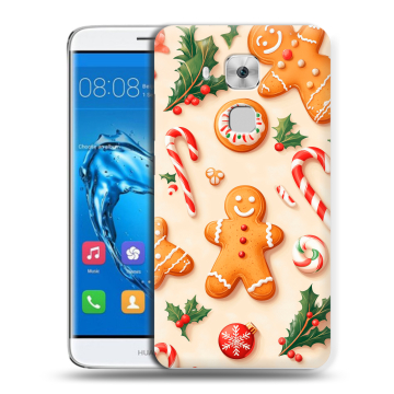 Пластиковый чехол на Huawei Nova Plus с принтом Новый год