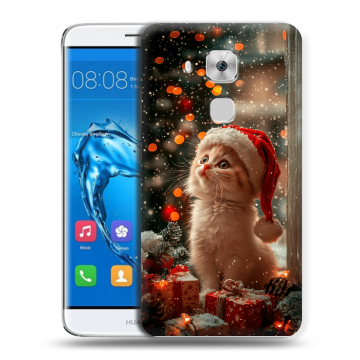 Пластиковый чехол на Huawei Nova Plus с принтом Новый год